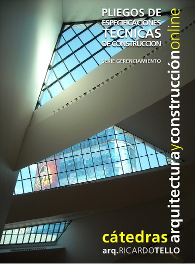 Portada Pliegos de especificaciones técnicas 1ª Edición